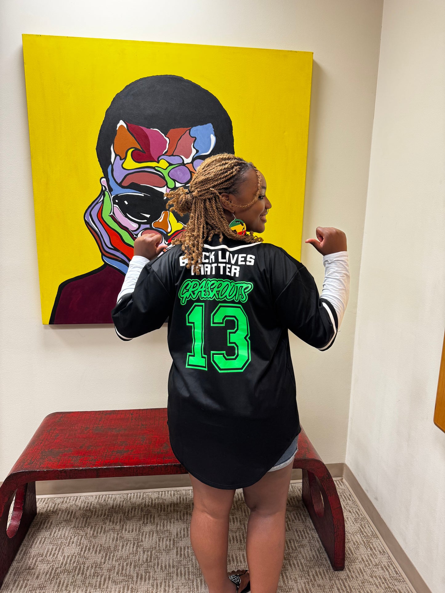 Exclusive BLM GRASSROOTS BASEBALL JERSEY