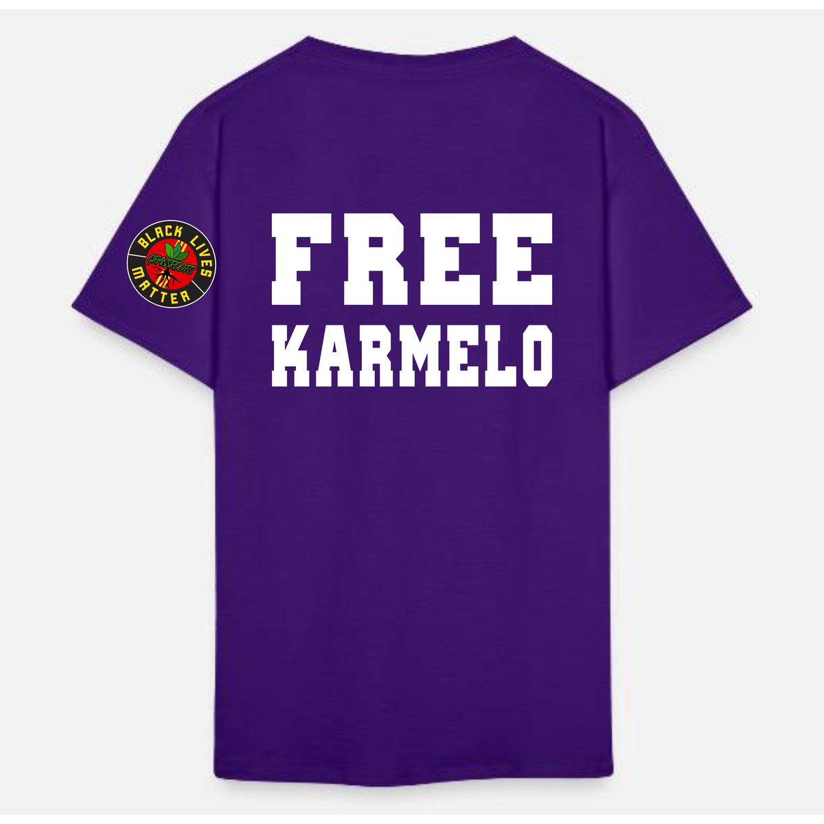 Black Lives Matter Grassroots T-Shirt - Free Karmelo