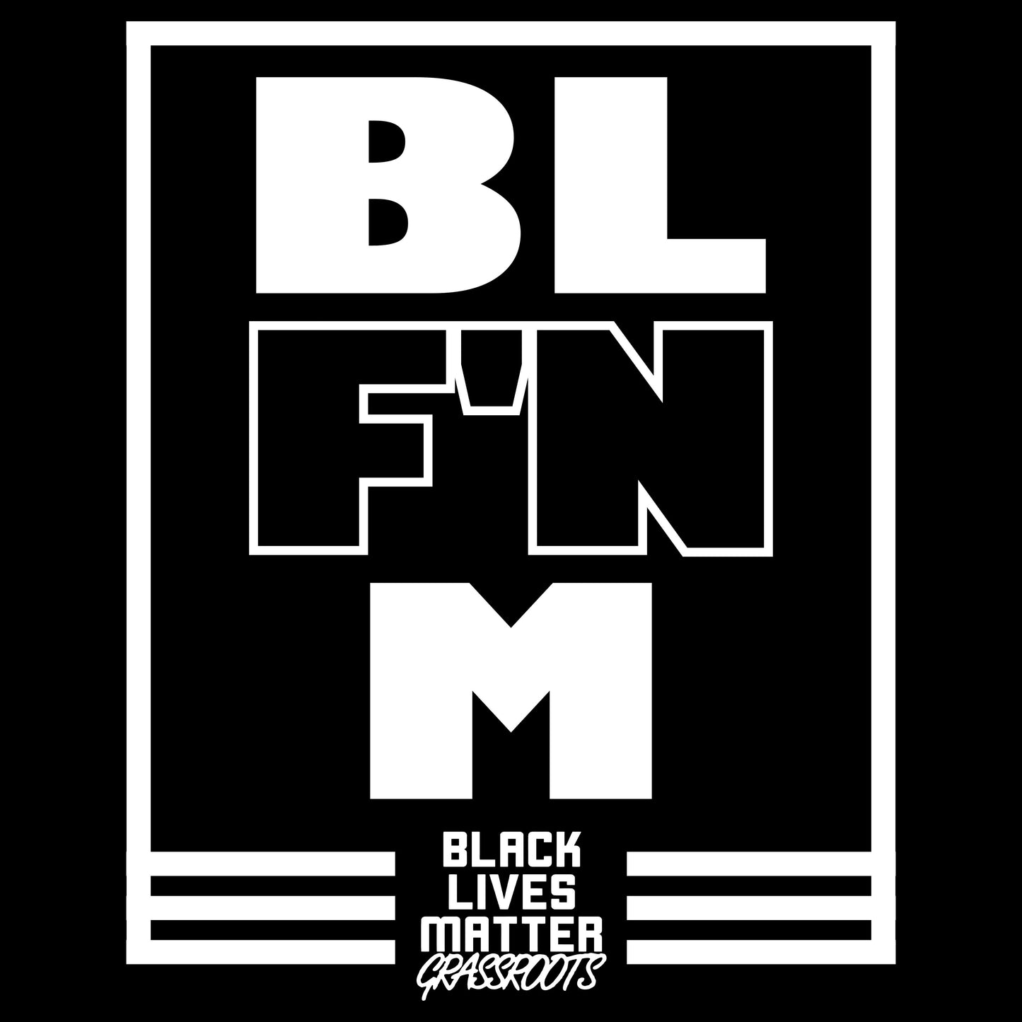 Black Lives Matter Grassroots BLF'NM T-Shirt