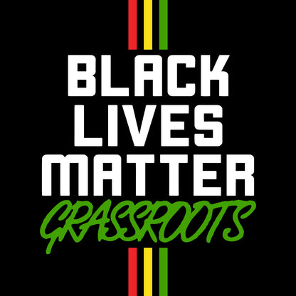 Black Lives Matter Grassroots Stripes T-Shirt