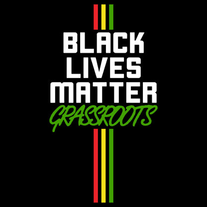 Black Lives Matter Grassroots Stripes T-Shirt