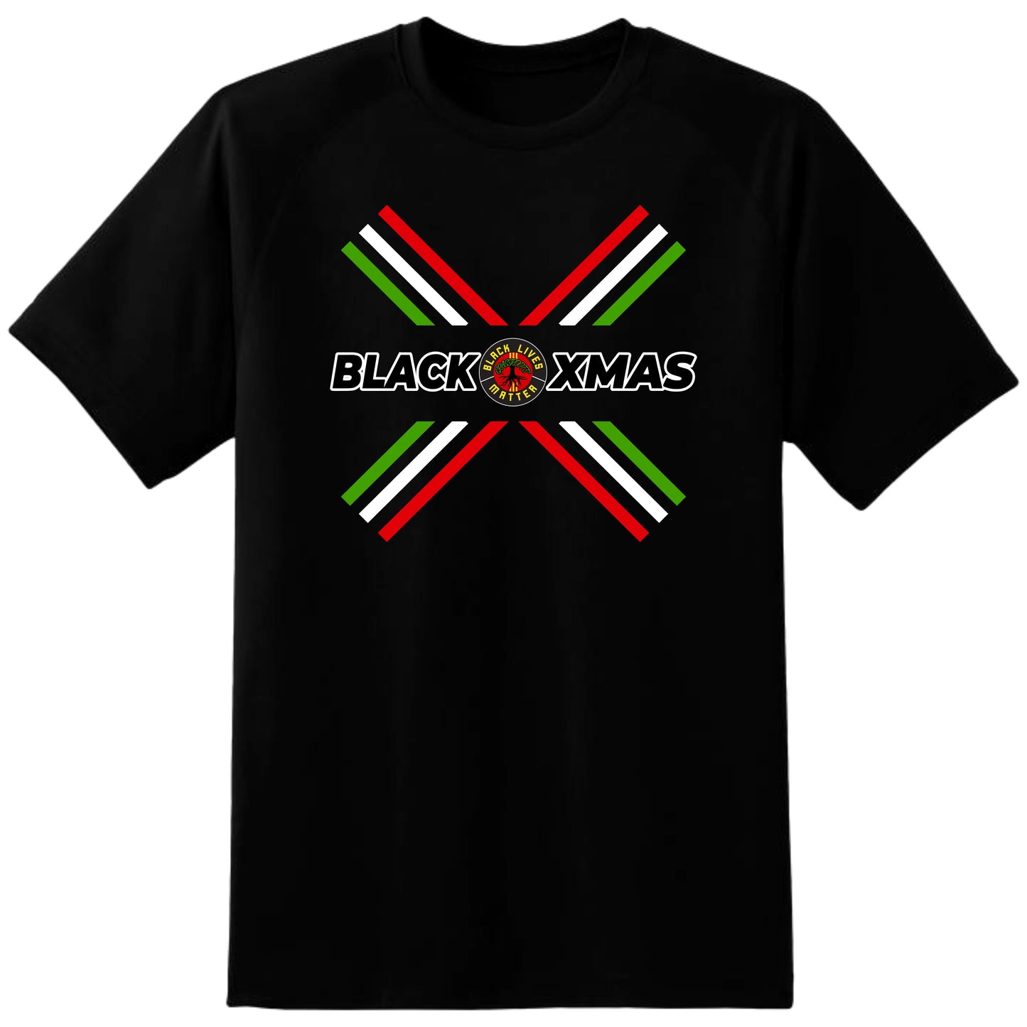Black Lives Matter Grassroots T-Shirt - Black XMas